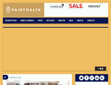 Tablet Screenshot of paintmalta.com